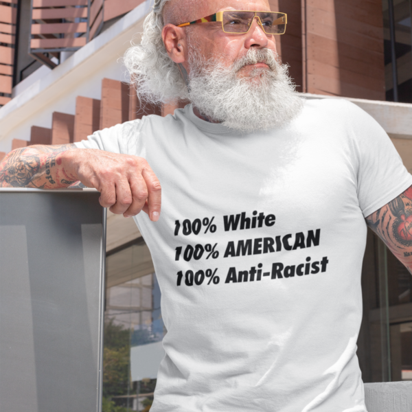 100 % White American