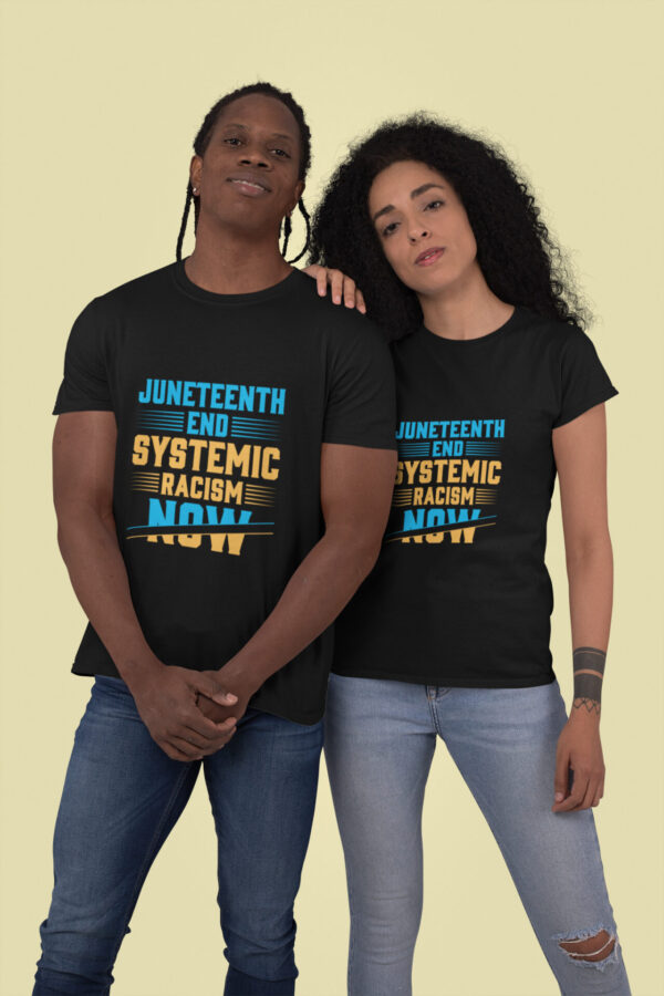 Quarantine Racism® Juneteenth Anti-Racism T Shirt