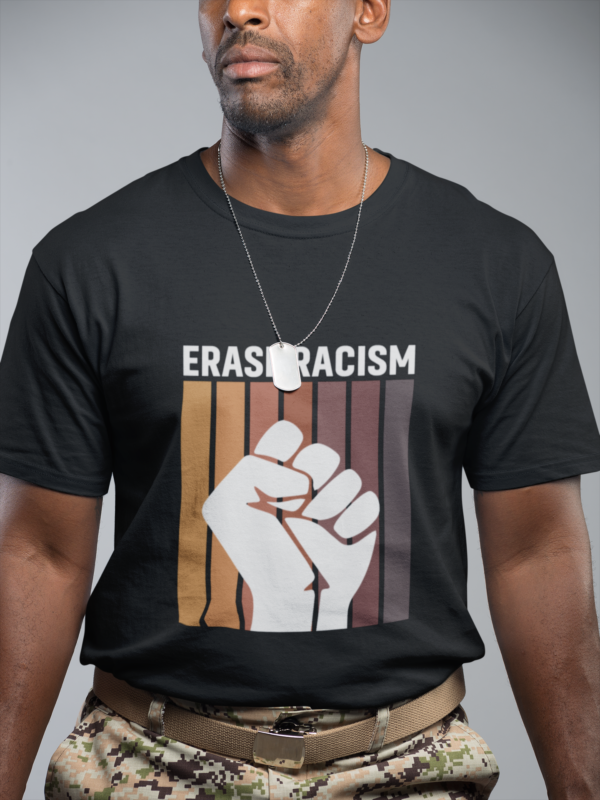 Quarantine Racism® erase Racism Melanin T Shirt