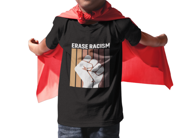 Quarantine Racism® erase Racism Melanin T Shirt