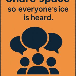 Share Space Poster (Classroom & Home Decor)