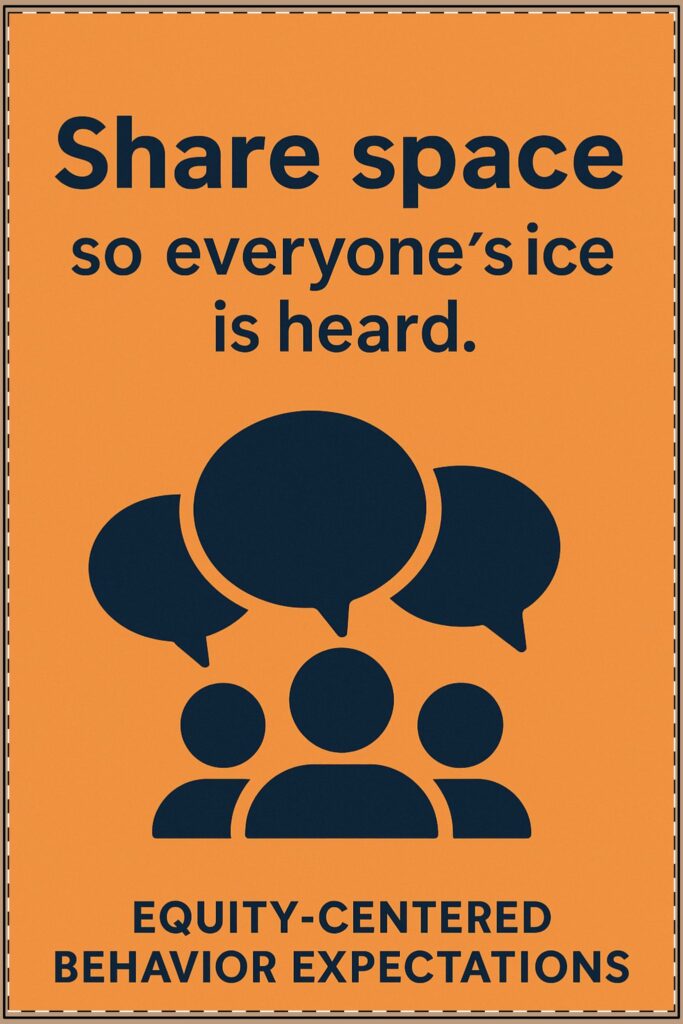Share Space Poster (Classroom & Home Decor)