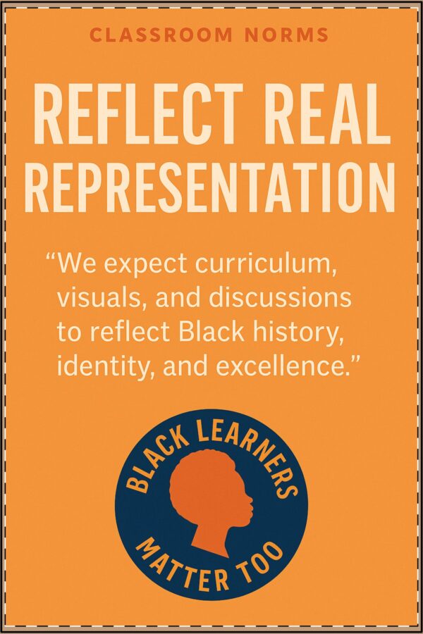 Reflect Real Representation Poster (Classroom & Home Decor) - Image 3
