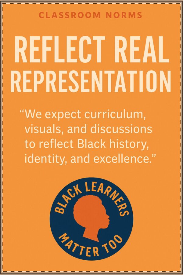Reflect Real Representation Poster (Classroom & Home Decor) - Image 2