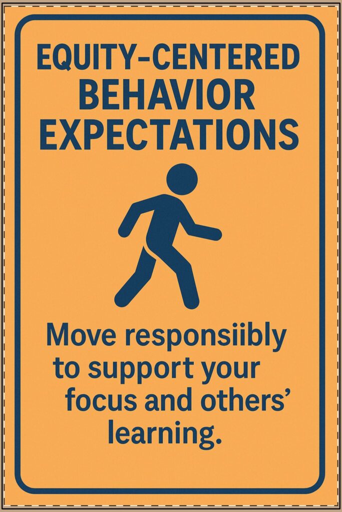 Equity-Centered Behavior Expectations Poster Version 2 (Classroom & Home Decor)