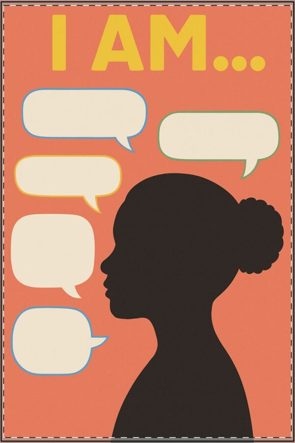 I Am Affirmation Fillable Poster for Female (Classroom & Home Decor) - Image 2