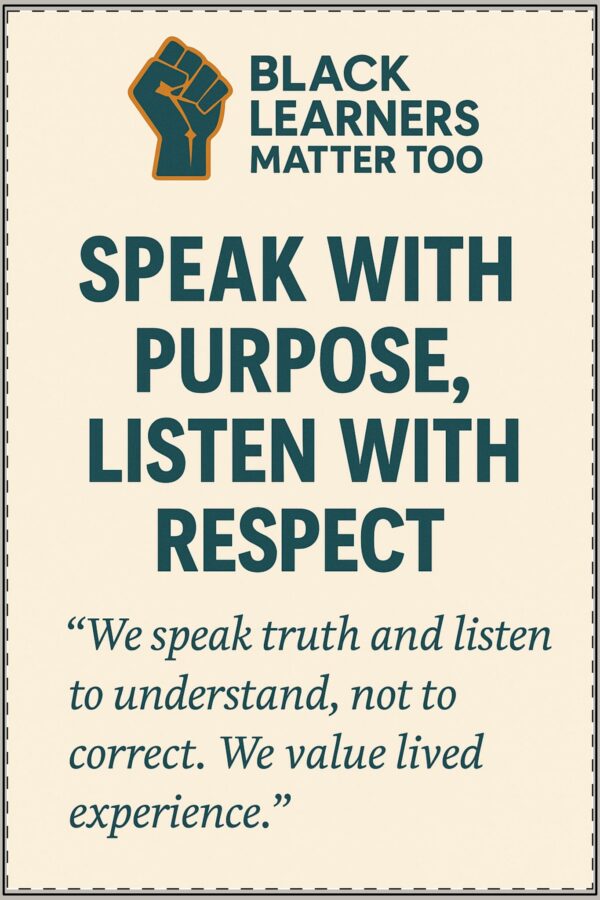 Speak with Purpose Poster (Classroom & Home Decor) Single Copy
