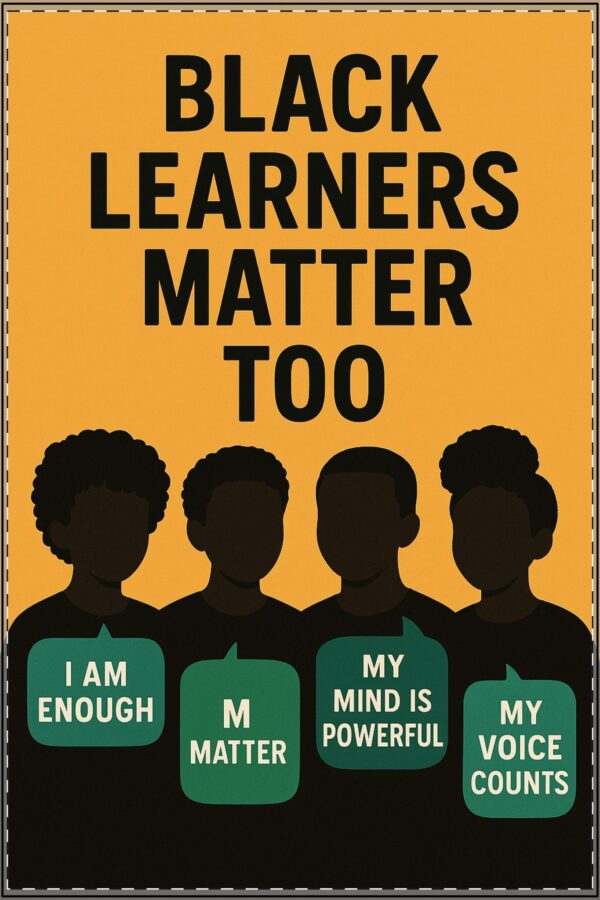 Black Leaners Matter Too Poster (Classroom & Home Decor) - Image 2
