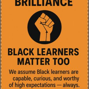 Believe in Brillance Poster (Classroom & Home Decor)