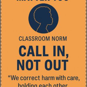 Call In, Call Out Poster (Classroom & Home Decor)