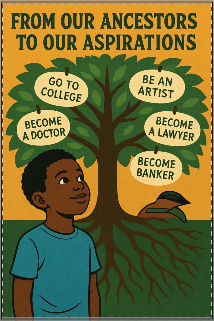Ancestors Poster Highlighting Male (Classroom & Home Decor)
