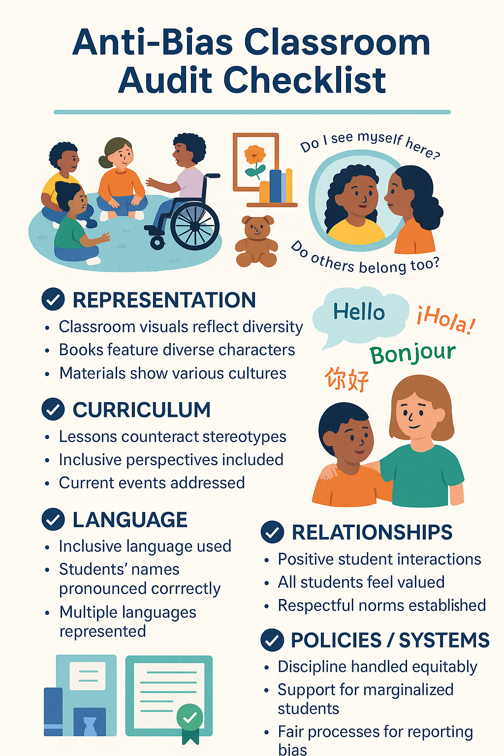 Anti Bias Checklist