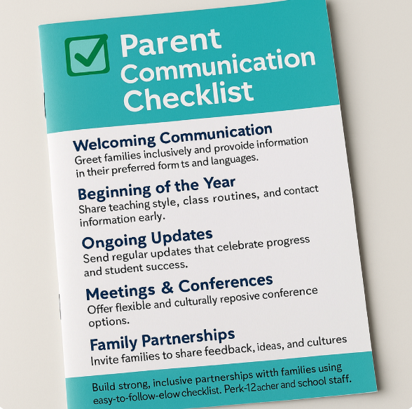 Parent Communication Checklist